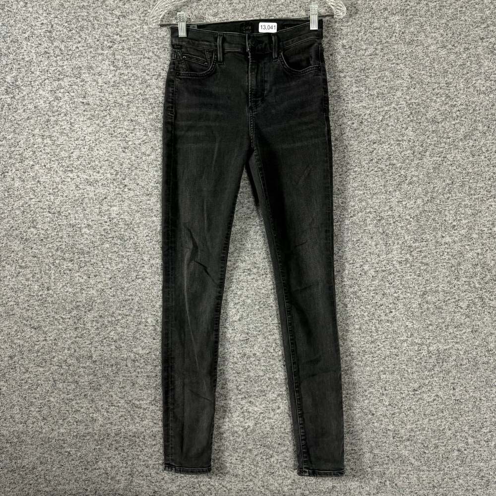 Citizens Of Humanity Size 25 Black Denim Rocket High Rise Skinny Jeans